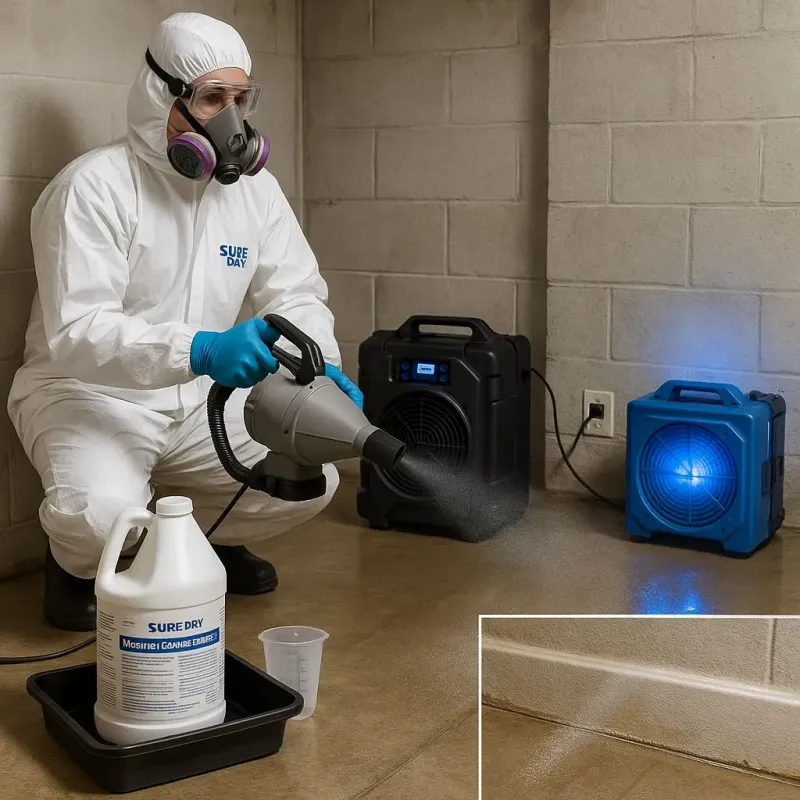 Sanitization and Odor Removal process in Oakley, KS