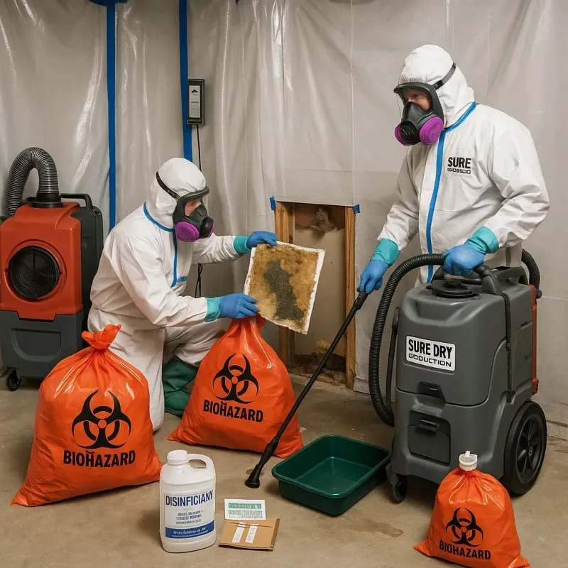 Contaminated Water Handling Protocols process in Oakley, KS